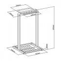 Compact umbrella stnad MC-472 Maclean