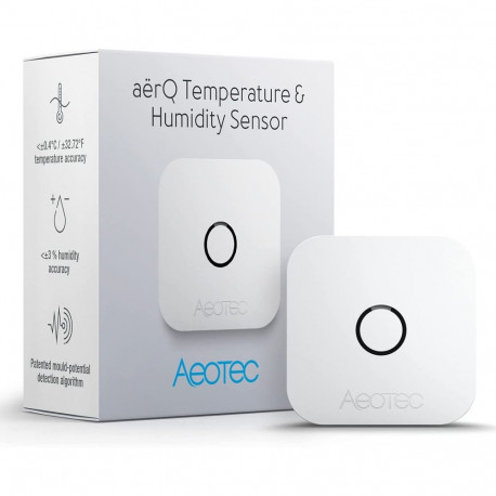 "Aeotec aërQ temperatuuri- ja niiskusandur, Z-Wave Plus"