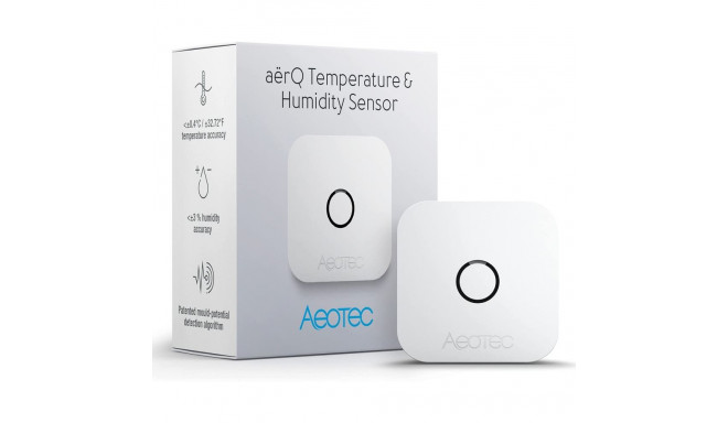 Aeotec aërQ Temperature & Humidity Sensor, Z-Wave Plus | AEOTEC | Temperature and  Humidity Sensor |