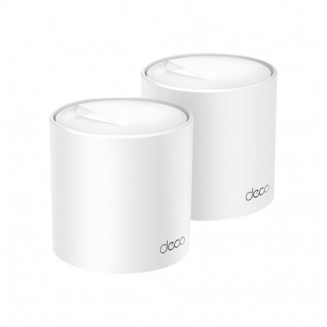 Whole Home Mesh Wi-Fi 6 System | Deco X50 (2-pack) | 802.11ax | 574+2402 Mbit/s | Ethernet LAN (RJ-4