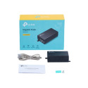 TP-LINK | PoE+ Injector Adapter | TL-POE160S | 10/100/1000 Mbit/s | Ethernet LAN (RJ-45) ports 1x10/