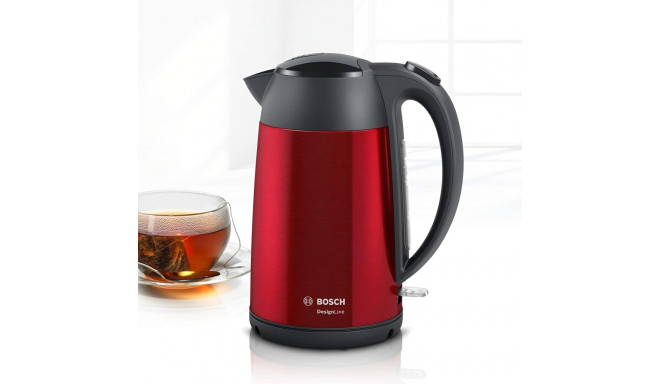 Bosch | Kettle | DesignLine TWK3P424 | Electric | 2400 W | 1.7 L | Stainless steel | 360° rotational