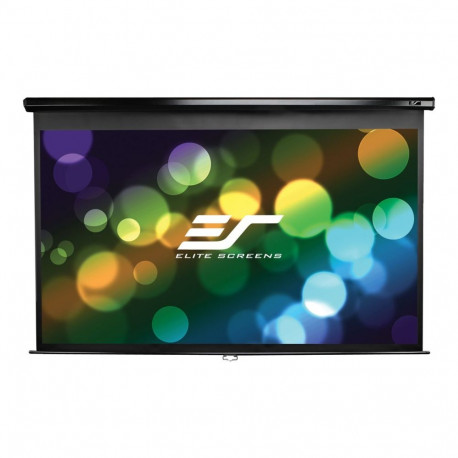 Elite Screens Manual Series M128UWX diagonaal 128" 16:10 nähtav ekraani laius 275 cm must
