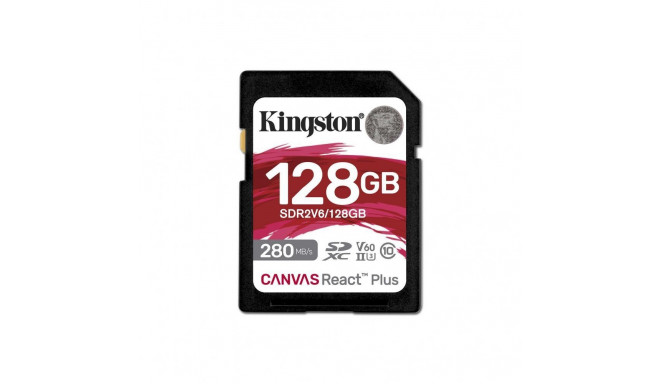 Kingston UHS-II Video Speed Class (V60) | 128 GB | SD | Flash memory class Class 10, UHS-II, U3, V60