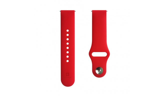 Evelatus 20mm Silicone Loop Watch Straps (S/M 110mm) Red