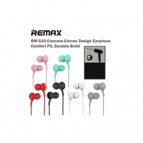 Remax Universal Earphone RM-510 Universal 3,5mm White