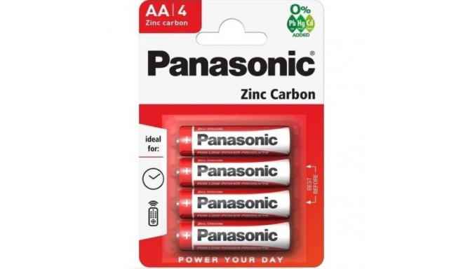Panasonic R6-4BB (AA) Blister Pack 4pcs