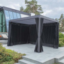 Side curtains for gazebo MIRADOR 3x4m, polyester
