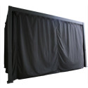 Side curtains for gazebo MIRADOR 3x4m, polyester