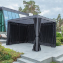 Side curtains for gazebo MIRADOR 3x4m, polyester