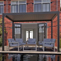Varikatus MIRADOR-111 3x3m, tumehall