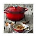 Le Creuset Signature Roaster round 24cm cherry red (21177240602430)