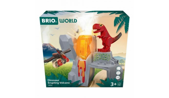 Action Figure Brio 36092 Dinosaur Erupting Volcano