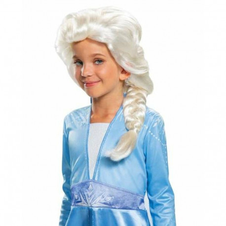 Blond Parukas Frozen Elsa Laste