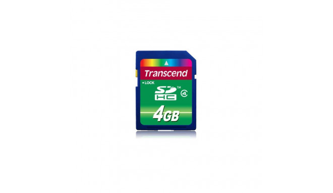 Transcend TS4GSDHC4 memory card 4 GB SDHC