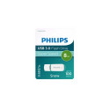 Philips FM08FD75B USB flash drive 8 GB USB Type-A 3.2 Gen 1 (3.1 Gen 1) Turquoise, White