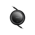 Kaabel USB C - USB C 100W 1m sissetõmmatav must Free2Draw BASEUS