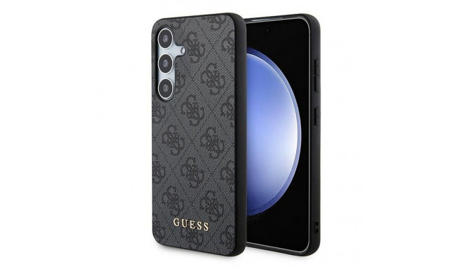GUESS case for SAMSUNG A35 GUOHCSA35G4GFGR (PU 4G Classic Metal Logo) black