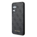 GUESS case for SAMSUNG A35 GUOHCSA35G4GFGR (PU 4G Classic Metal Logo) black