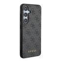 GUESS case for SAMSUNG A35 GUOHCSA35G4GFGR (PU 4G Classic Metal Logo) black
