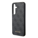 GUESS case for SAMSUNG A35 GUOHCSA35G4GFGR (PU 4G Classic Metal Logo) black