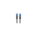 Lanberg | Patch Cord cat. 6 FTP | PCF6A-10CC-0025-BK | S/FTP | Black | 0.25 m | S/FTP shielding type