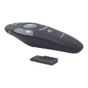 Gembird | Wireless presenter with laser pointer | WP-L-01 | Black | Depth 25 mm | Height 105 mm | Re