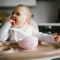 Babyono silicone suction bowl pink 1481/02