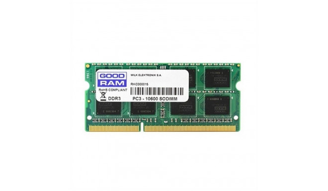RAM-mälu GoodRam 8GB DDR3 PC3-12800 SO-DIMM 8 GB DDR3 8 GB 1600 mHz CL11 DDR3