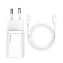 Rychlá nabíječka Baseus Super Si 1C USB Type C 20W Power Delivery + USB Type C - Lightning kabel 1m 