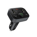 Car Bluetooth 5.0 FM Transmitter 2xUSB + USB-C, Black