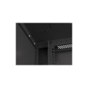 RACK CABINET 19" WALL-MOUNT 9U/600X450 FOR SELF-ASSEMBLY WITH METAL DOOR  BLACK LANBERG (FLAT PACK)
