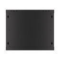 RACK CABINET 19" WALL-MOUNT 9U/600X450 FOR SELF-ASSEMBLY WITH METAL DOOR  BLACK LANBERG (FLAT PACK)