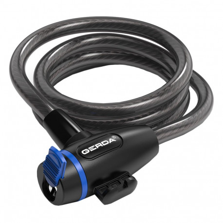 Gerda trosslukk Flex 1200/10S ümar korpus lukupesa kate, must