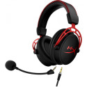 "HP HyperX Cloud Alpha Gaming Headset - Over-Ear - schwarz/rot -"