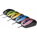 USB wired mouse, 4 buttons, optical, symmetrical, Blue