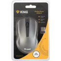 2.4GHz symmetrical wireless mouse, 3 buttons, range 10 m