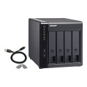 QNAP | 4-Bay | TR-004 | Up to 4 HDD/SSD Hot-Swap | Micro processor with hardware RAID | Processor fr