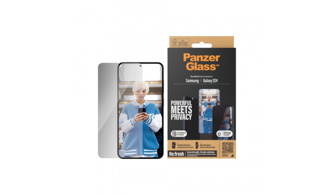 PanzerGlass ekraanikaitse Samsung Galaxy S24 polüetüleentereftalaat (PET) läbipaistev ultra-wide fit