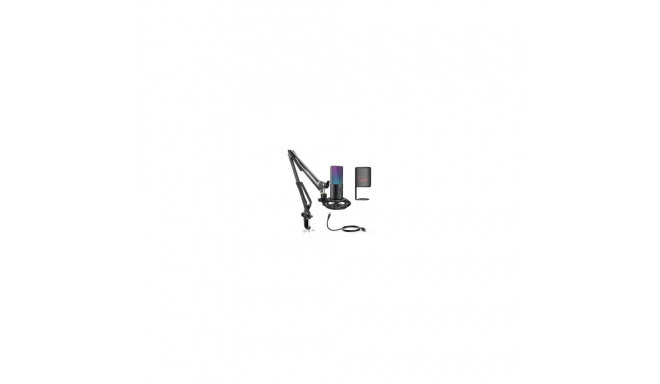 FIFINE RGB, USB MICROPHONE BUNDLE WITH ARM STAND&SHOCK MOUNT FOR STREAMING FIFINE T669 PRO