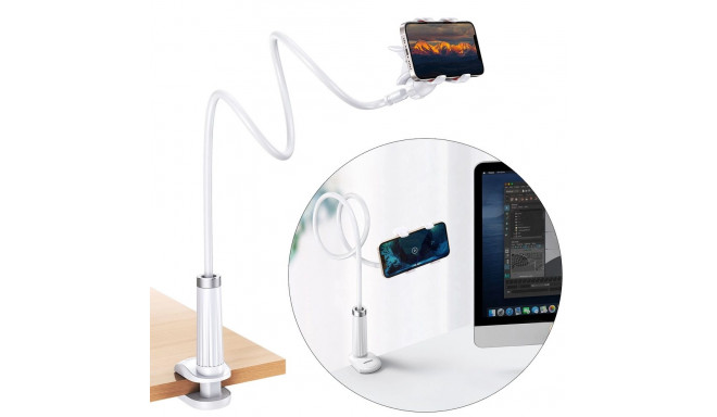 Ugreen universal holder stand phone holder tablet (up to 12cm wide) tripod lazy holder with flexible