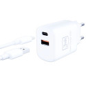 3mk USB charger HyperCharger 20W 1xUSB-C + 1xUSB-A PD/QC 