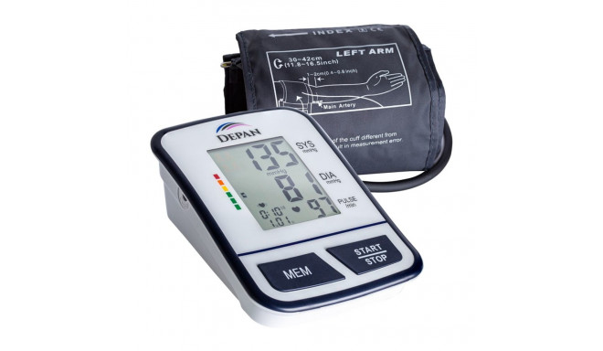 Upper arm blood pressure monitor with arrhythmia detection function