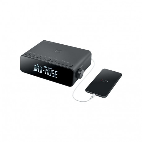 Muse | DAB+/FM RDS Radio | M-175 DBI | Alarm function | AUX in | Black
