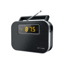 Muse | M-081R | Alarm function | 2-band PLL portable radio | Black