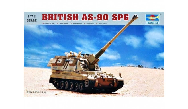 Plastic model British AS-90 SPG