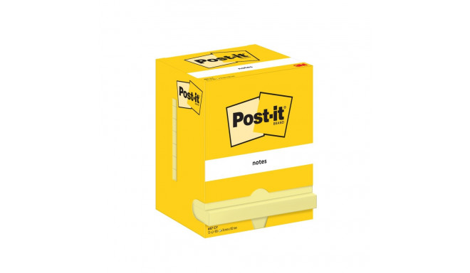 Note paper 76x102mm POST-IT 657 yellow 12x100 sheets