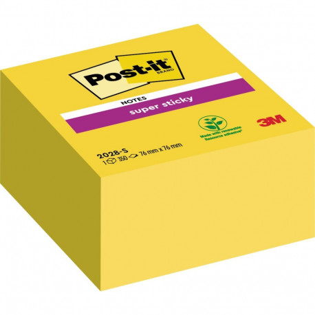 Notepad 76x76mm POST-IT SS 2028-S yellow 350 sheets