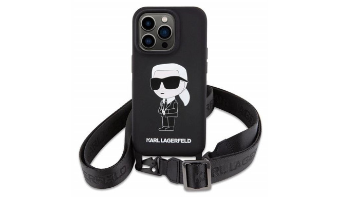 Karl Lagerfeld case Crossbody Silicone Ikonik Apple iPhone 15 Pro Max