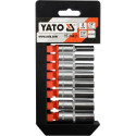 Padrunvõtmete Komplekt 1/4'' (8 Tk.) YT-14431 YATO